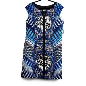 Sleeveless Stretch Print Dress NWT MSRP $79.99